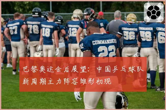 巴黎奥运会后展望:中国乒乓球队新周期主力阵容雏形初现